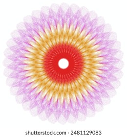 Textured floral patterned abstract kaleidoscope background