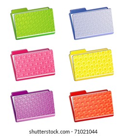 Textured folders