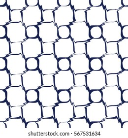 Textured geometric background. Seamless pattern. Vector.