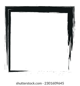Textured geometric square. Frame. rectangle shape