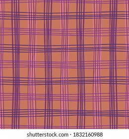 Textured gingham check overlapping stripe. Great for modern wallpaper, backgrounds, invitations, packaging design projects. Surface pattern design.