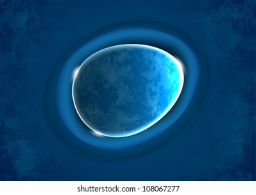 Textured glass bubble