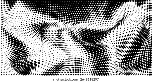 Textured Gradient Dot Pattern – Modern Minimalist Artwork for Wall Decor. modern. eps10