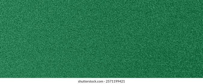 Textured green background with a speckled pattern. The green background has a rough texture, creating a vibrant green backdrop. Minimal grainy speckled texture vector background