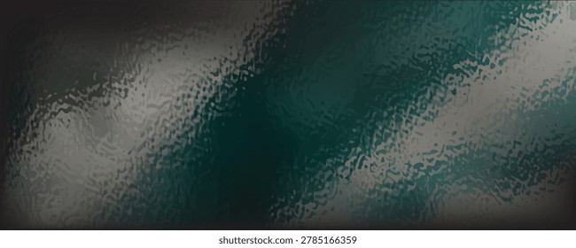 Textured green window glass, authentic real image of green car window glass frosted with ice