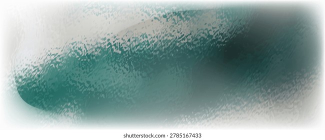 Textured green window glass, authentic real image of green car window glass frosted with ice