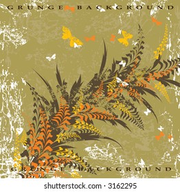 Textured grunge background (100% vector, not traced)