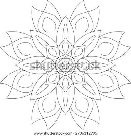 Textured handcrafted decorative mandala artwork