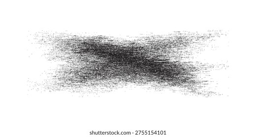 A textured, hand-drawn black scribble mark, resembling a cross or an 'X', on a clean white background, conveying a raw and artistic feel.