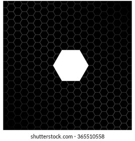 Textured honeycomb background
