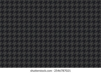 Texturizado houndstooth verificar como abstrato macio. Xadrez vogue ao lado da capa padrão sem emenda. Grade verificada entre gráfico tradicional. Cartão nacional contra estilo retro 60s.