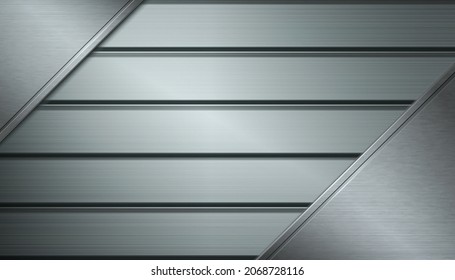 Textured industrial metal background. Vector illustration.