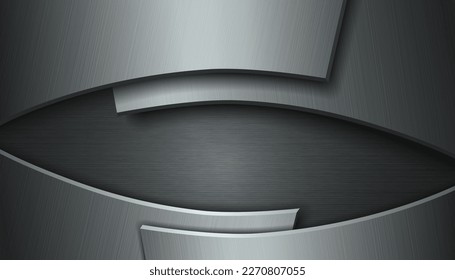 Fondo texturado de metal industrial. Ilustración vectorial.