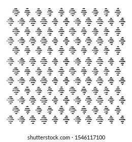 Textured ink brush stroke repeating motif. Hand draw elements with grunge texture. Vector elements for decoration background, wrapping paper and textile.