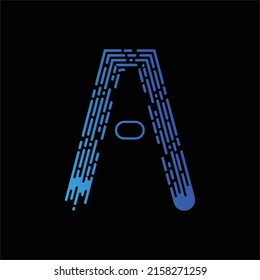 textured Letter A vector illustration | Letters with texture for digital printing and screen printing ,print tee shirt, web, packaging, poster, mug, tote bag, advertising, merchandise and other uses.