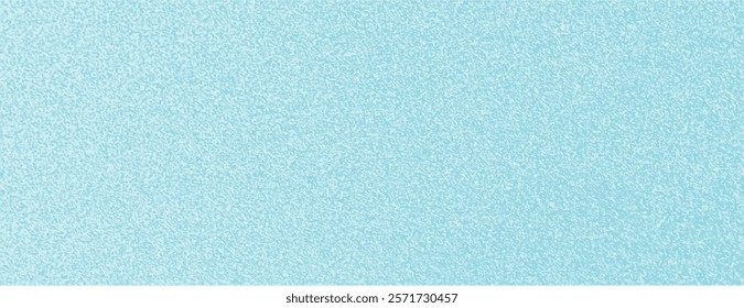 Textured light blue background with a grainy finish. The blue background adds a soft, calming effect with its subtle texture. Minimal grainy speckled texture vector background