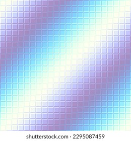 Textured light blue seamless diagonal gradient. Smooth abstract background. Vector image.