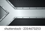 Textured metal background. Industrial vector illustration.