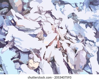 Textured natural background in blue-pastel tonality for wallpaper or textiles. Abstract background imitating wood chips in cold tones for camouflage, prints and textures, covers, fabric products, etc.