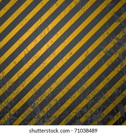 textured old striped warning background