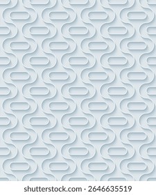 A textured pattern featuring smooth, wavy shapes in a light blue color scheme.
