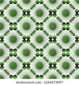 A textured pattern of green and black combinations can be used for the background of a house wall