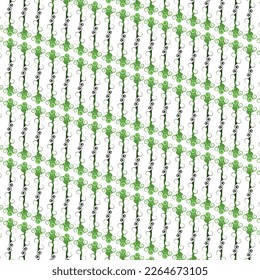 A textured pattern of green and black combinations can be used for the background of a house wall