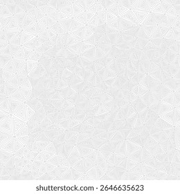 Um padrão texturizado de triângulos interconectados em um design monocromático.