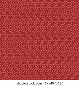 Textured pattern, intersecting stripes and diamonds with the same content of small fragments. Red wallpaper texture.