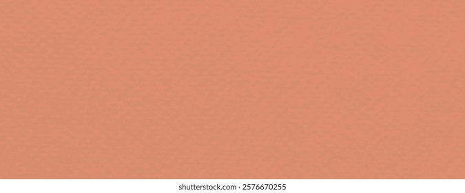 Textured peach background with a subtle dotted pattern. The peach color adds warmth to the background, ideal for soft, inviting designs. Minimal plain paper texture vector background 