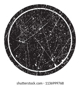 Textured round banner.Vector Grunge Stamp.
