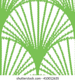 Textured scallop fan pattern seamless vector background tile