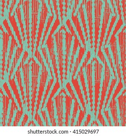 Textured scallop pattern seamless vector background tile
