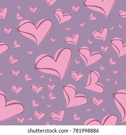 textured seamless patterns  backgrounds for greeting card, gift, holiday, jerseys, pajamas, gift paper, vector background. valentine's day. 