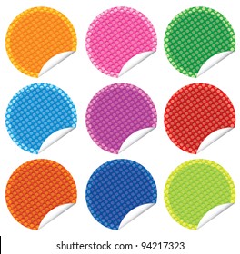 textured stickies collection