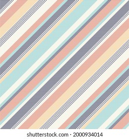 Textured stripe pattern. Multicolored bayadere pixel stripes background graphic vector for shirt, dress, skirt, scarf, notebook cover, gift paper, other modern spring summer fashion fabric design.