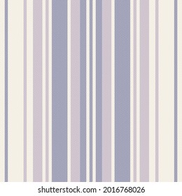 Textured stripe pattern in purple lilac and beige. Seamless spring summer autumn winter herringbone vertical stripes vector for bed sheet, pillow, duvet cover, throw, blanket, curtains, other textile.