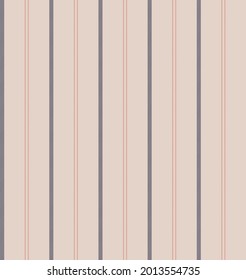 Patrón de rayas texturadas sin fisuras con franjas paralelas verticales de color azul marino, rosa pastel y beige.Fondo abstracto vectorial.