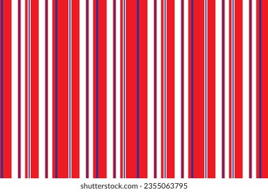 Texturierte Streifen nahtlos Muster mit Navy Blau, Weiß, Rot und Weiß Farben vertikalen parallelen Streifen.