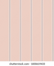 textured stripe seamless pattern with Pink and Brown colors vertical parallel stripes.Vector abstract background