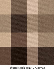 Fondo texturado de tela rayada. Patrón sin problemas. Vector.