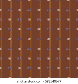 Textured striped vintage jeans denim linen fabric background. Seamless pattern. Patchwork of denim fabric.