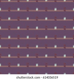 Textured striped vintage jeans denim linen fabric background. Seamless pattern. Patchwork of denim fabric.