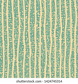 Textured uneven thick lines background. Seamless striped pattern. Endless ornament with wavy irregular stripes.