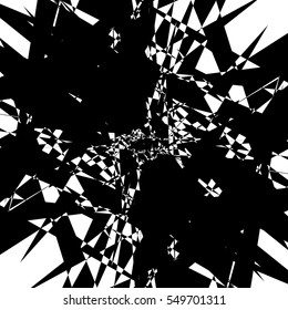 Textured vector element â?? Abstract random geometric illustration