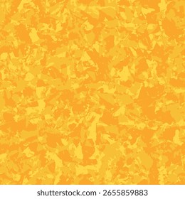 Textured vector pattern. Yellow seamless print