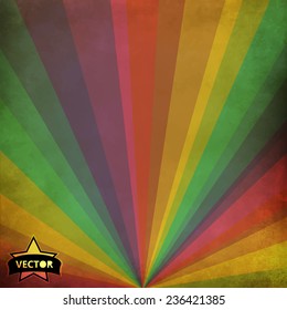 Textured vintage paper vector background, with grunge 