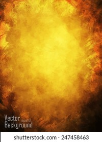 textured vintage paper vector background, with grunge 
