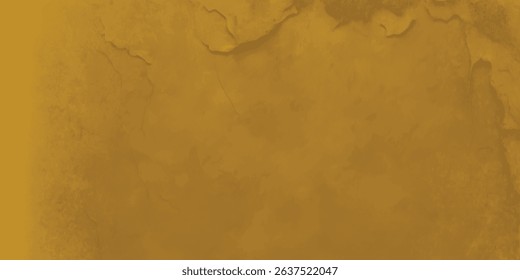 Textured wall surface in warm ochre showcasing peeling paint and natural roughness at high resolution

