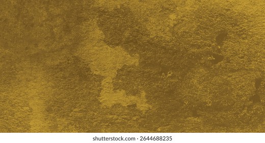 Superfície de parede texturizada em ocre quente apresentando pintura descascando e rugosidade natural em alta resolução

